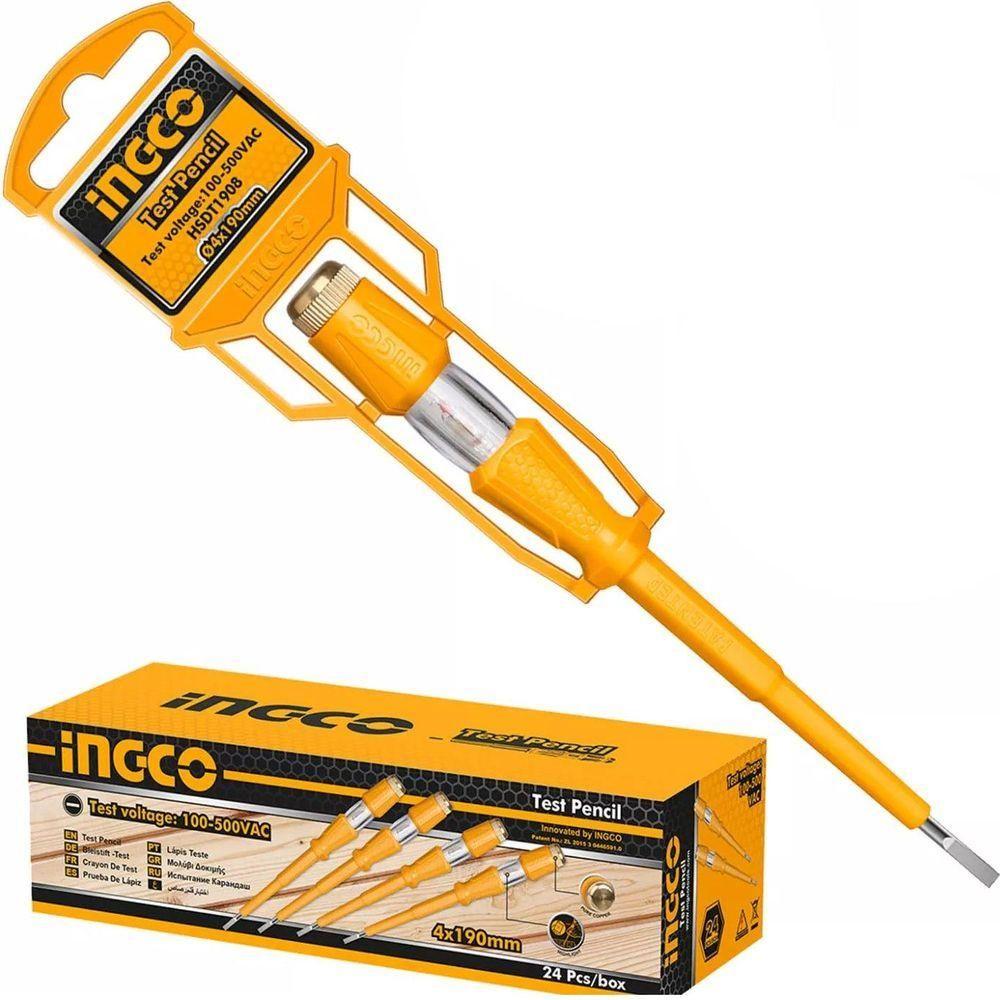 Ingco HSDT1908 Test Pencil / Voltage Tester - KHM Megatools Corp. Ingco HSDT1908 Test Pencil / Voltage Tester - KHM Megatools Corp.